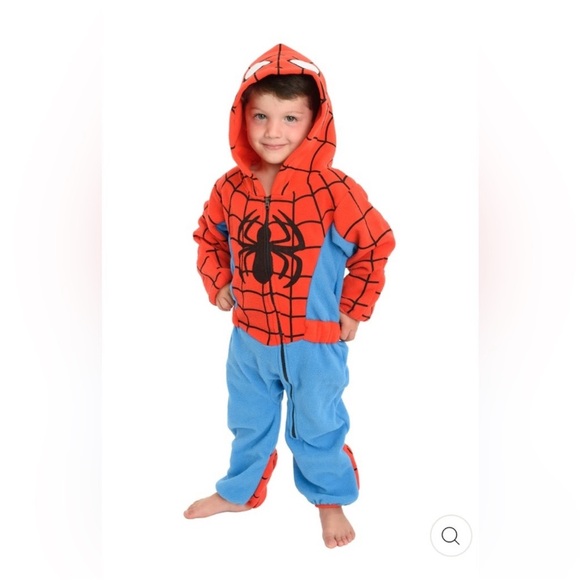 Cuddle Club Marvel Toddler Spider-Man Onesie Sz 2T - Picture 1 of 6